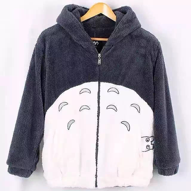 Shiba Inu theme hooded jacket anime sweater