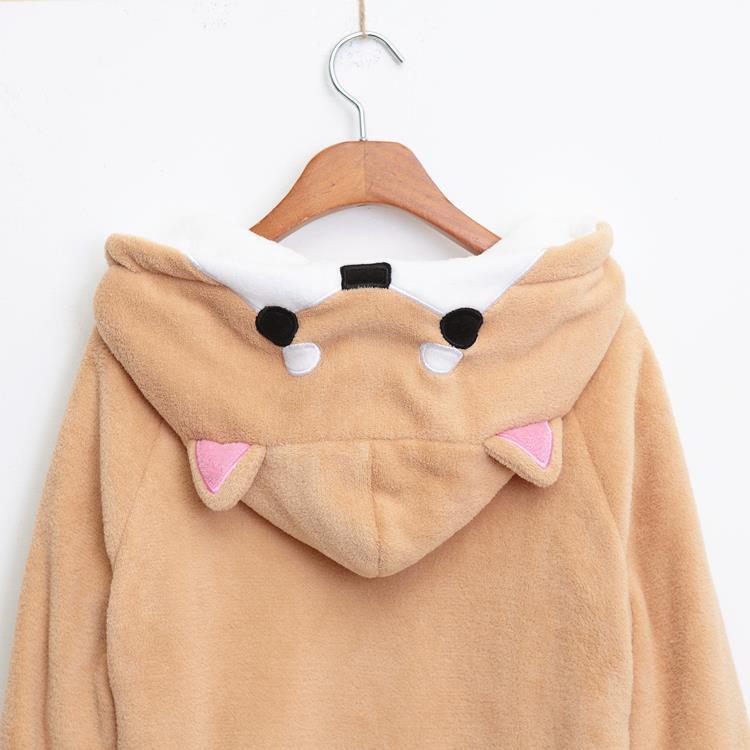 Shiba Inu theme hooded jacket anime sweater