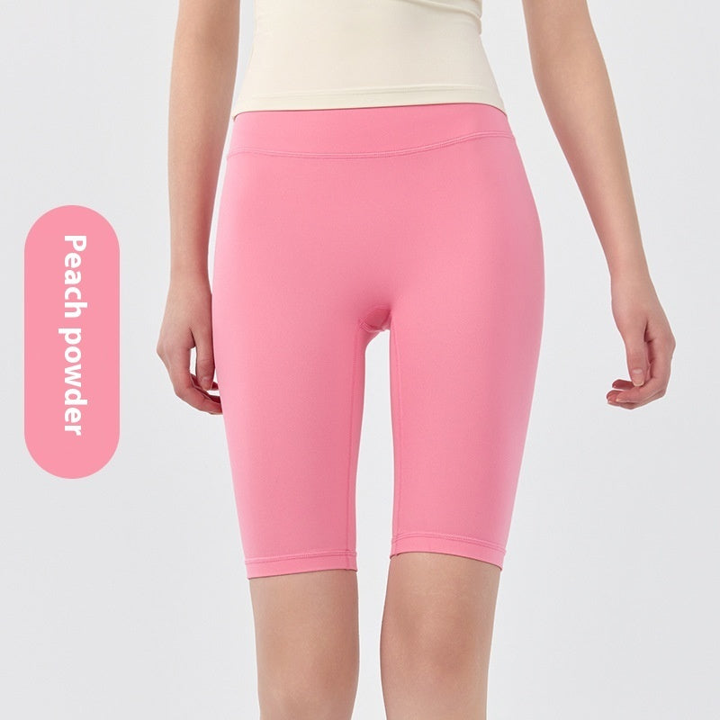 High Waist Belly Contracting Fitness Shorts Women's Tight Four Points Yoga Pants
