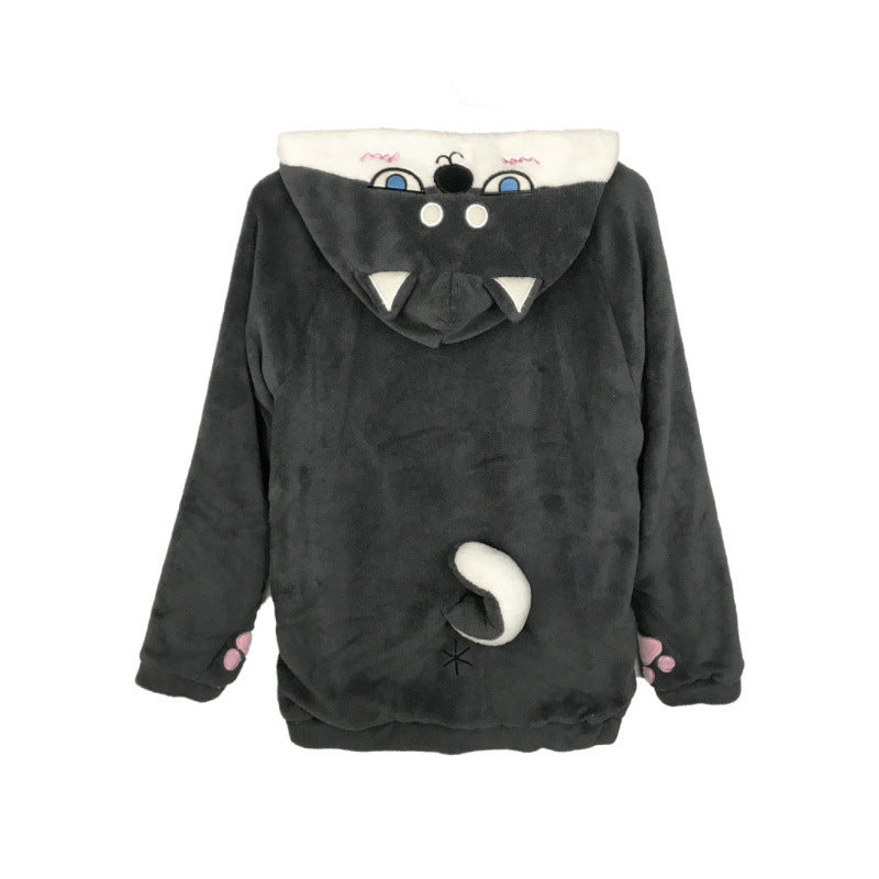 Shiba Inu theme hooded jacket anime sweater