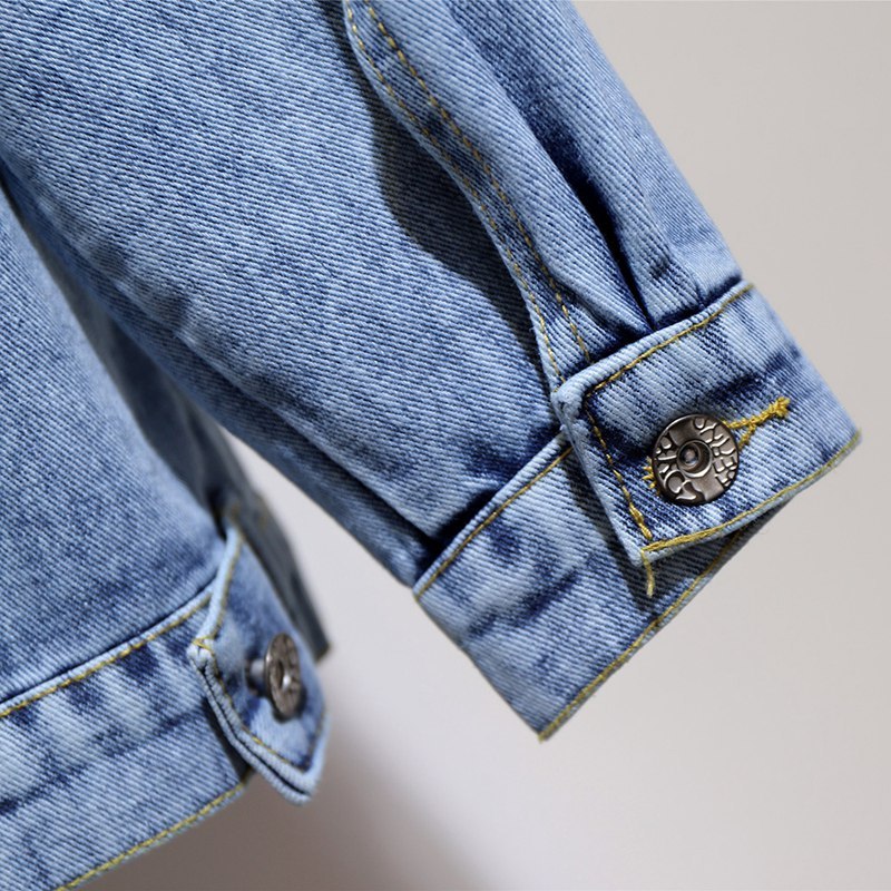Ripped denim jacket