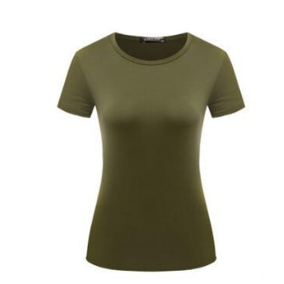 Women's solid color t-shirt