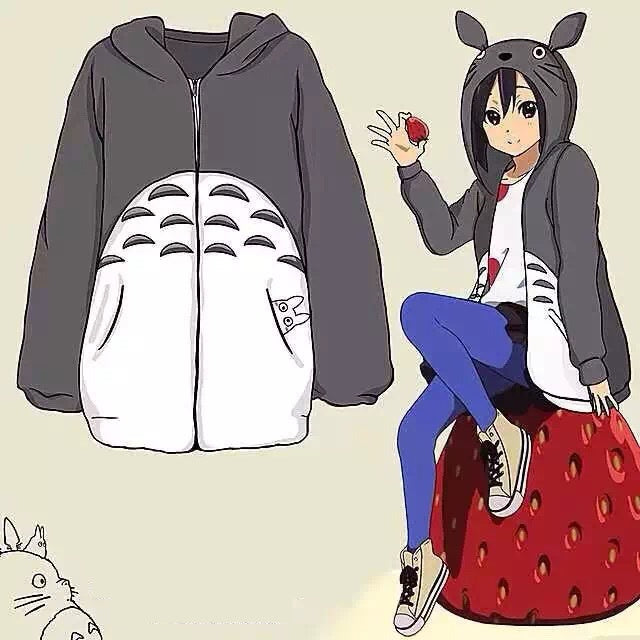 Shiba Inu theme hooded jacket anime sweater