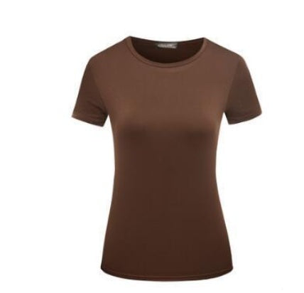 Women's solid color t-shirt