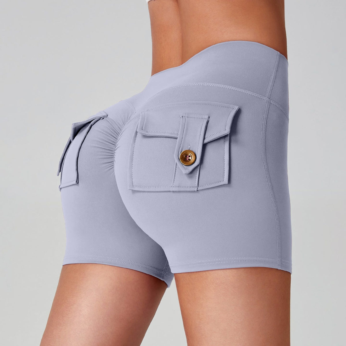 Naked Women Feeling High Elastic Running Quick-drying Pants