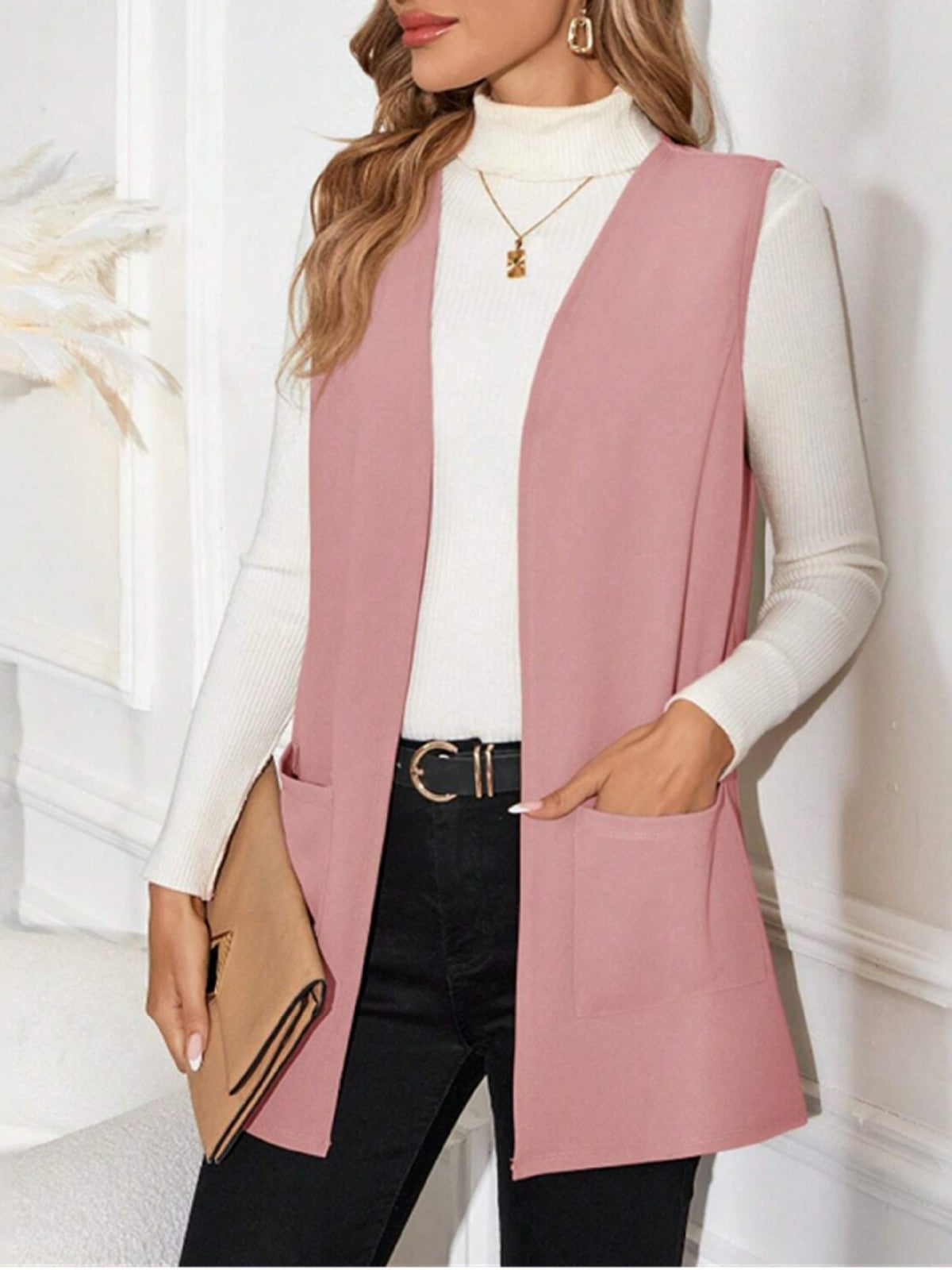 European And American Style Women New Knit Casual Cardigan Sleeveless