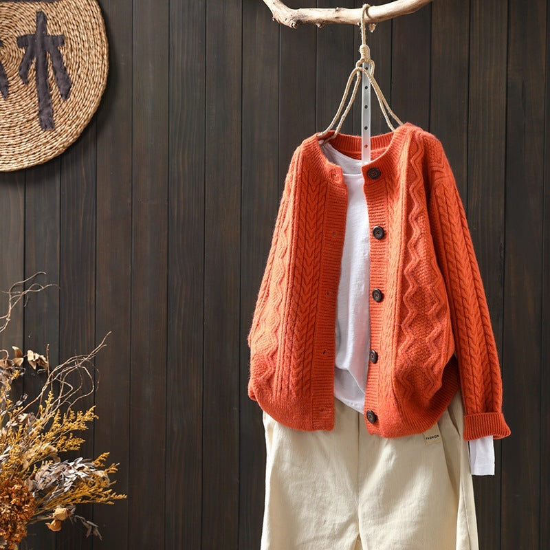 Twist Women's Sweater Knitted Cardigan Jacket