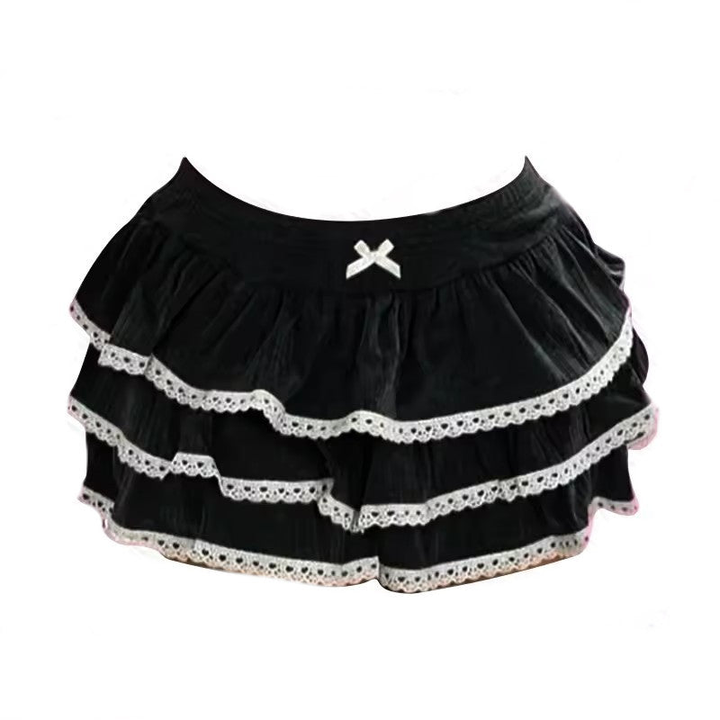 Personality Lace A- Line Cake Dress Women