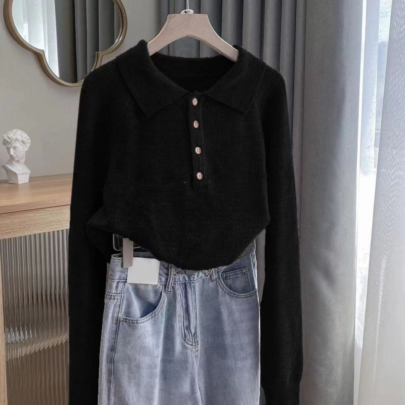 Loose-fitting Long Sleeve Sweater Women