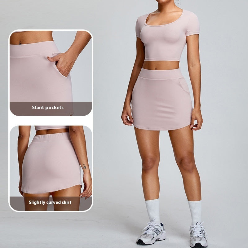 Spring And Summer A- Line Fashion Sports Skirt