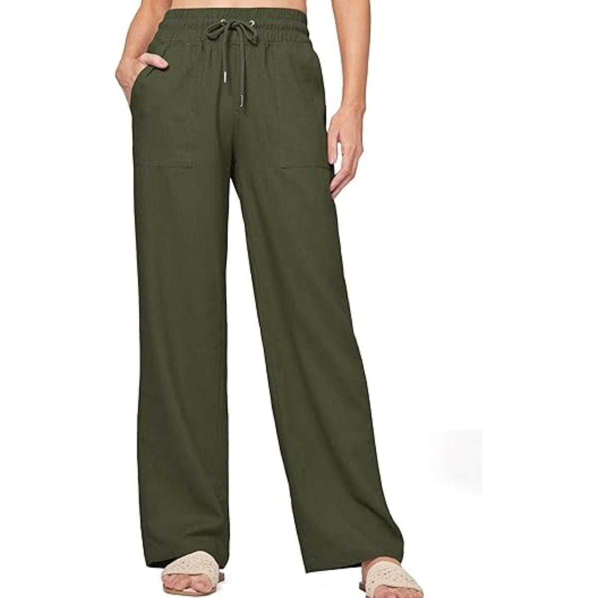 Women's Linen Wide-leg Cotton And Linen Casual Beach Summer Pants