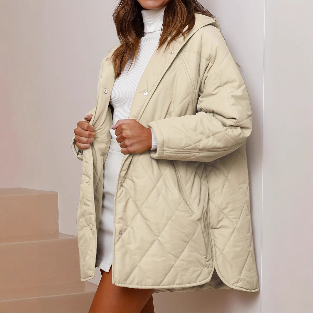 Women's Clothing Winter Mid-length Casual Loose Jacket