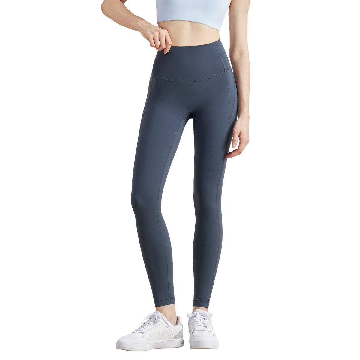 Peach Hip Sports Leggings High Waist Hip Lift Nude Feel