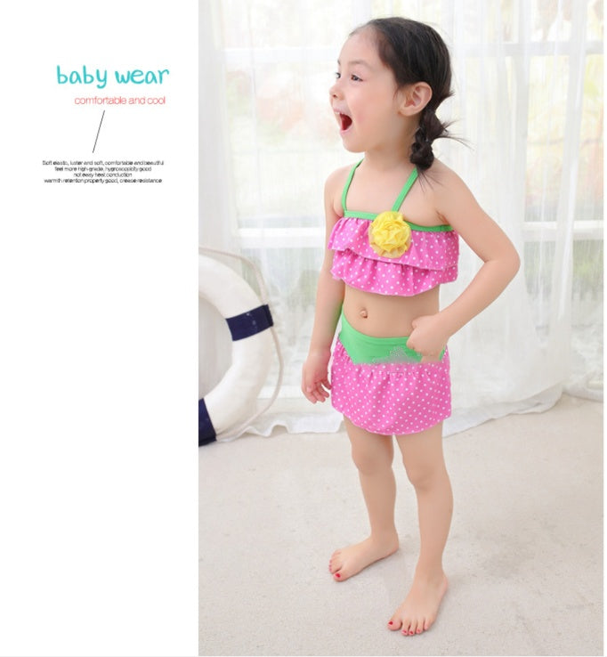 Three children's swimsuits