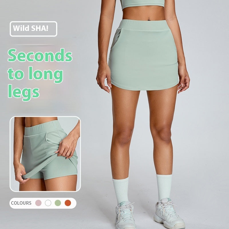 Spring And Summer A- Line Fashion Sports Skirt