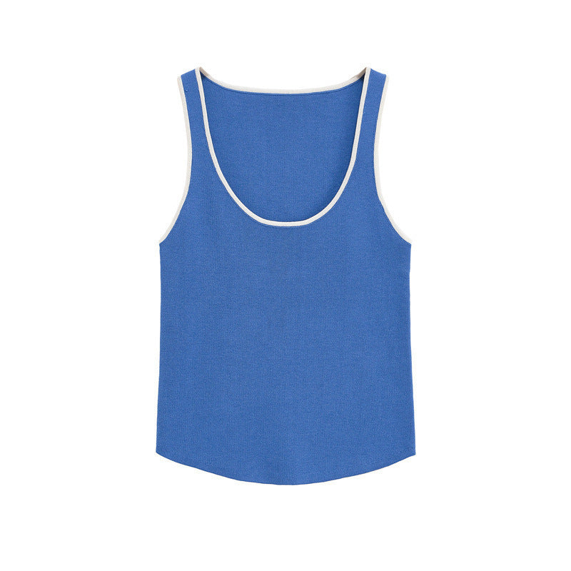 Summer New Women's Fashion Simple Knitting Top