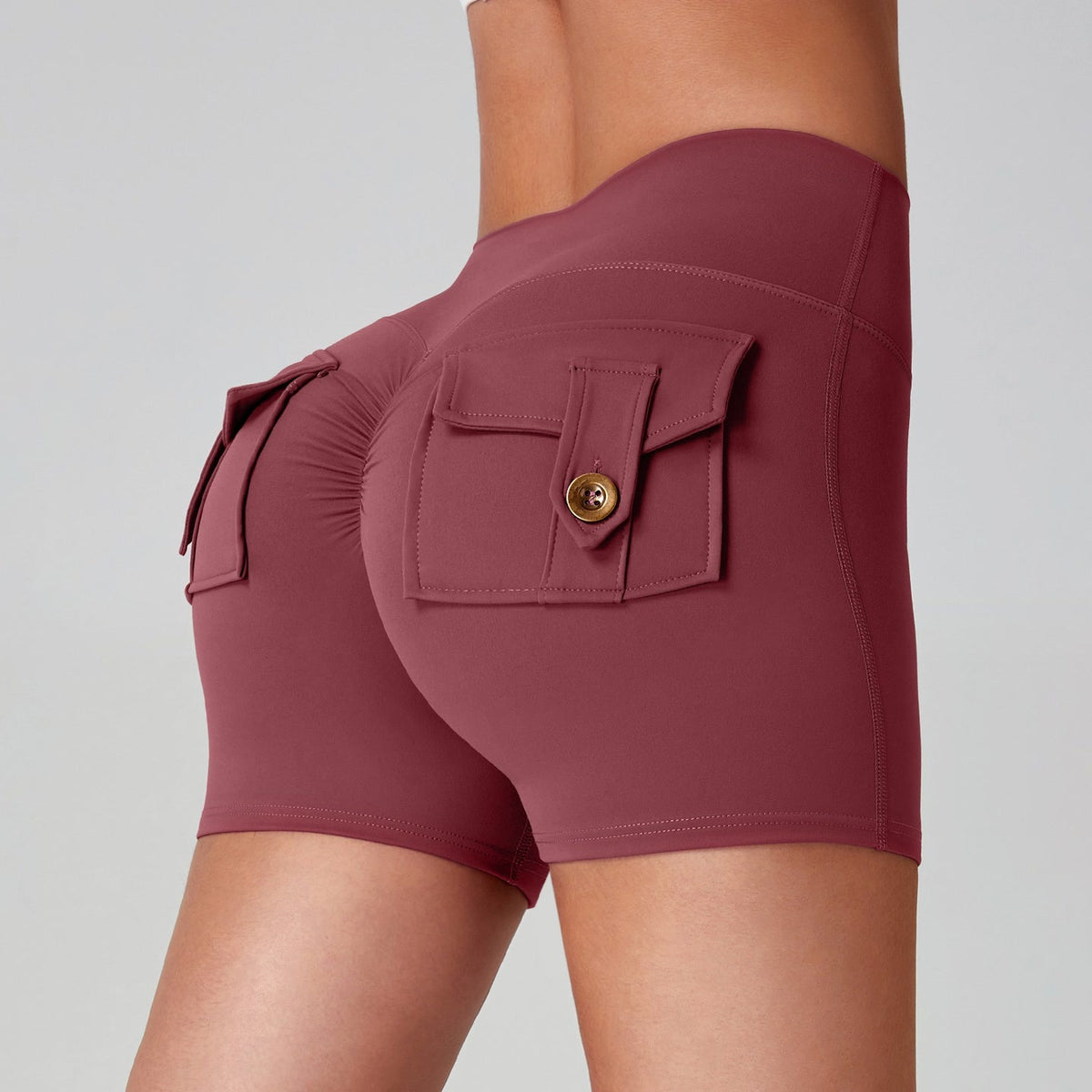 Naked Women Feeling High Elastic Running Quick-drying Pants