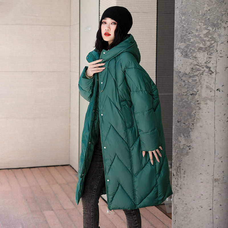 Padded Down Jacket Women's Mid-length
