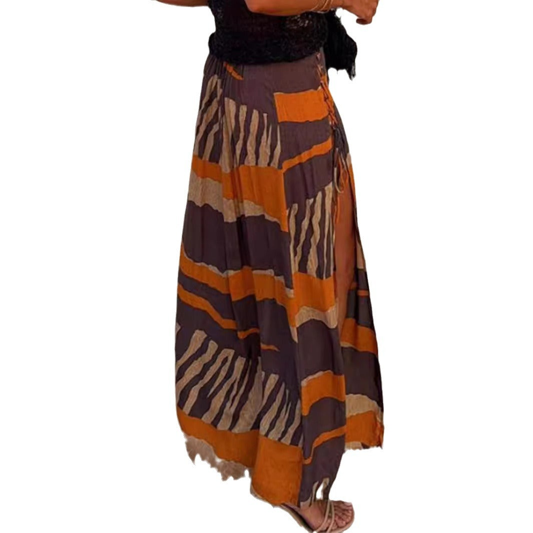 Seaside Beach Vacation Women's Split Skirt