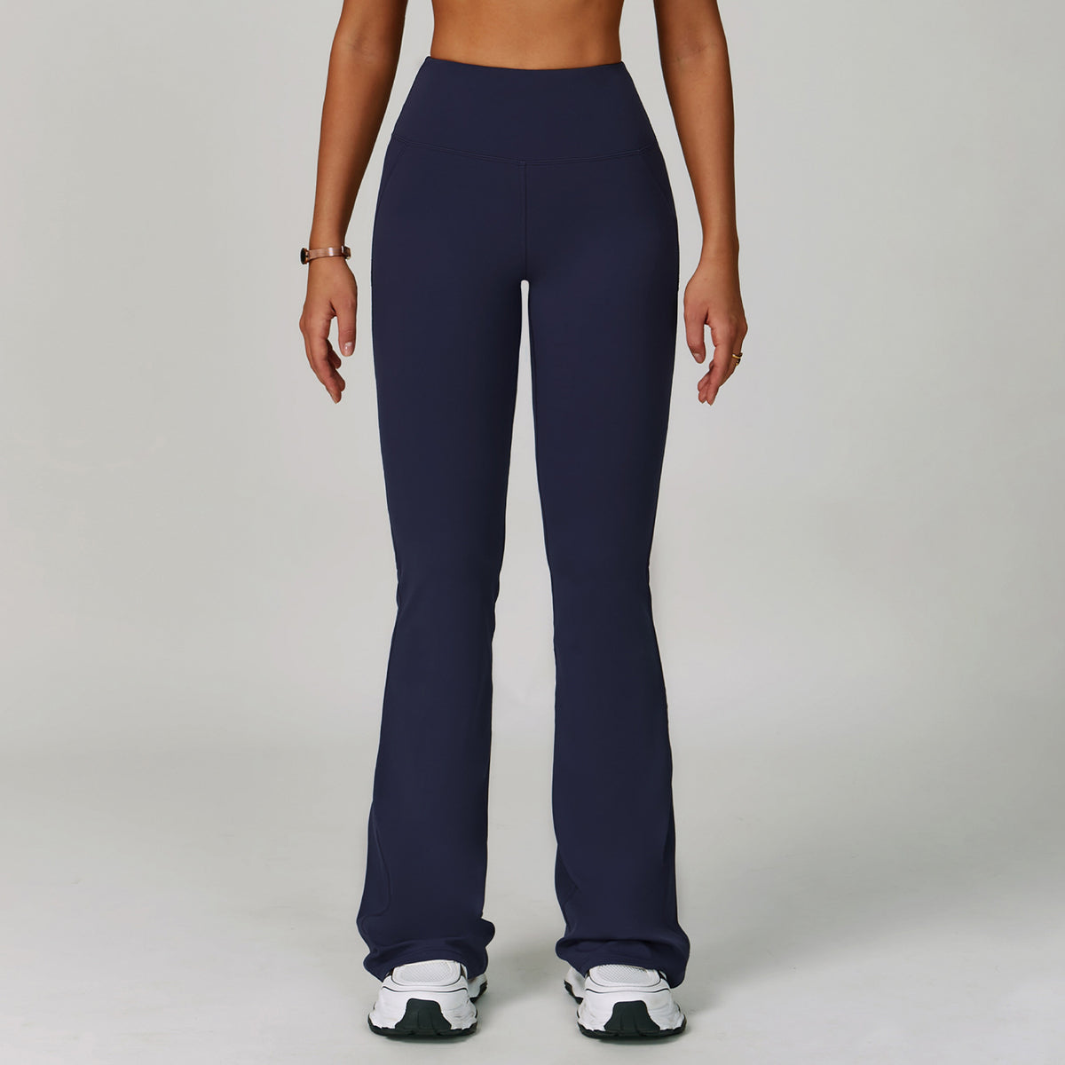 Sports High Waist Hip Lift Wide Leg Outerwear Bell-bottom Pants