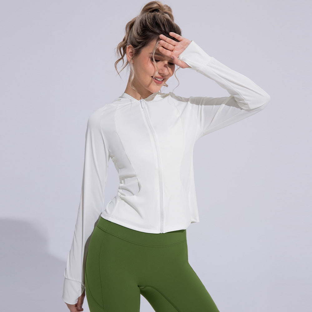 Women's Summer UV Protection Long Sleeve Cool Feeling Ice Silk Sun Protection Clothing