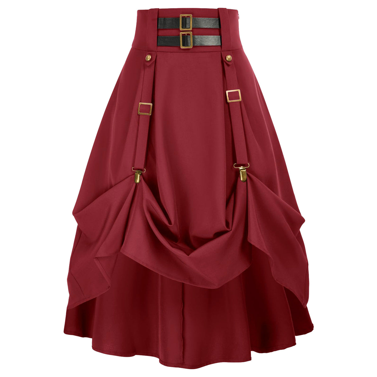 Medieval Costume Women's Steambeer Festival Punk Skirt