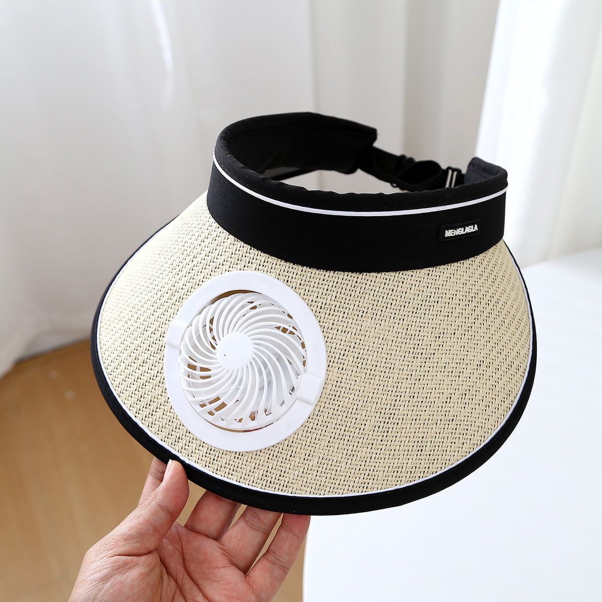 USB Charging Cap With Fan Female Sunshade Light Breathable