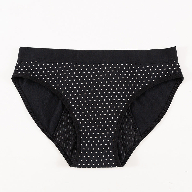 Women's Fashion Cotton Printing Four-layer Sanitary Panty