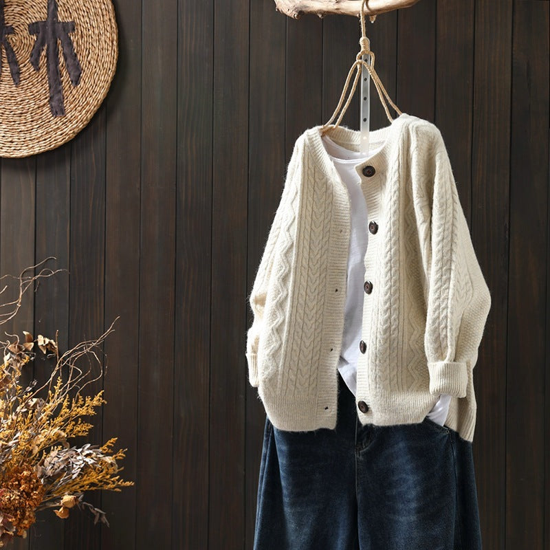 Twist Women's Sweater Knitted Cardigan Jacket
