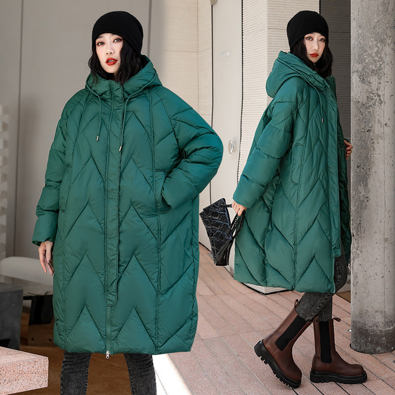 Padded Down Jacket Women's Mid-length