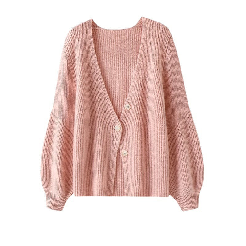 Women's Autumn And Winter New Solid Color Loose Long Sleeves Top