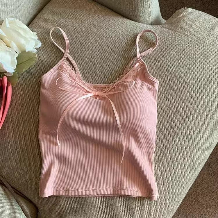 Women's V-neck Bowknot Camisole