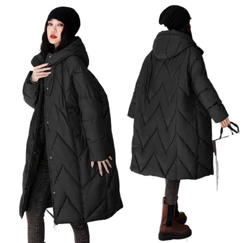 Padded Down Jacket Women's Mid-length