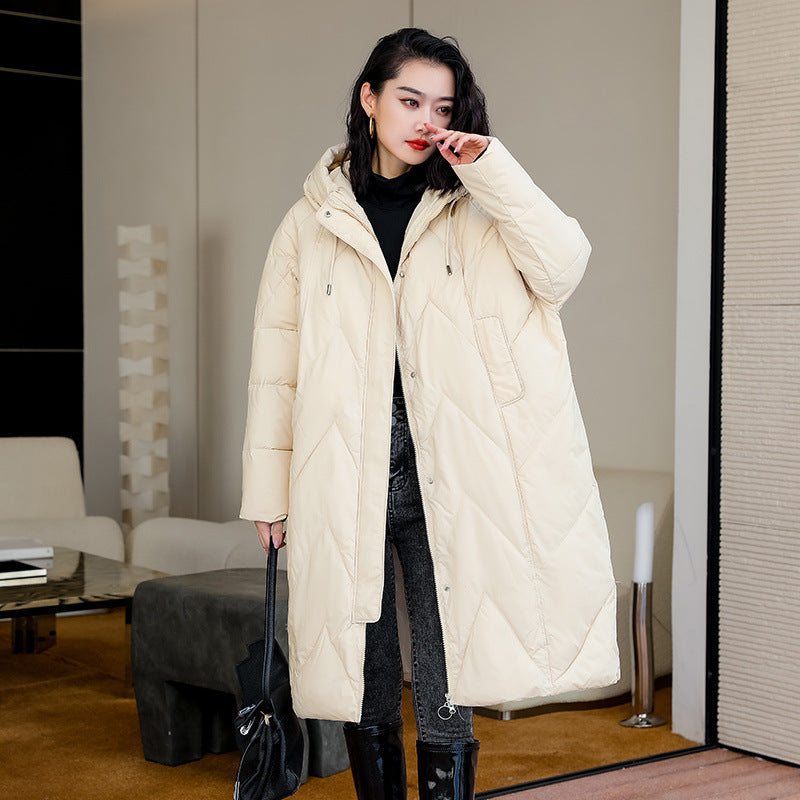 Padded Down Jacket Women's Mid-length