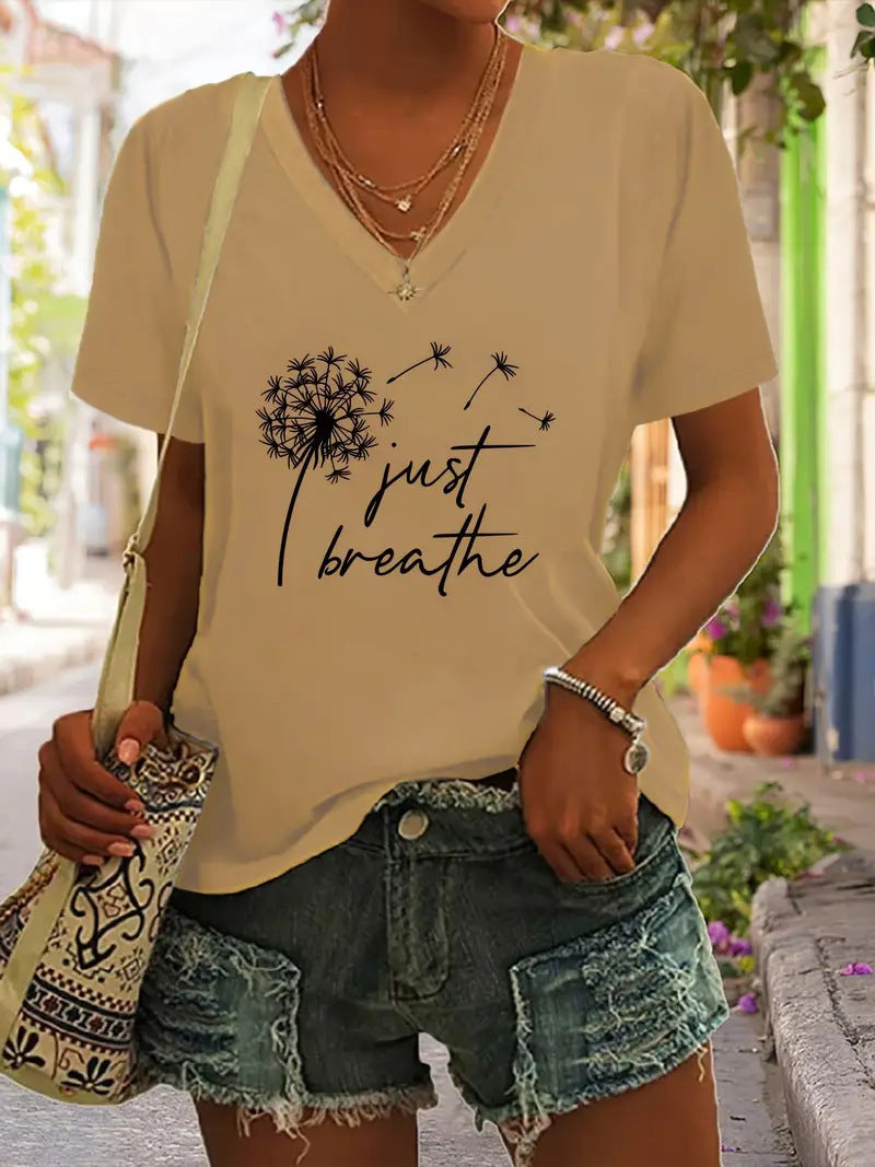 High-grade Spring V-neck Women's