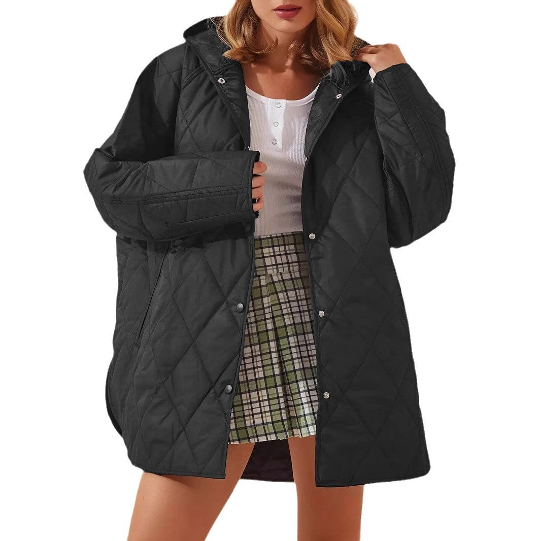 Women's Clothing Winter Mid-length Casual Loose Jacket
