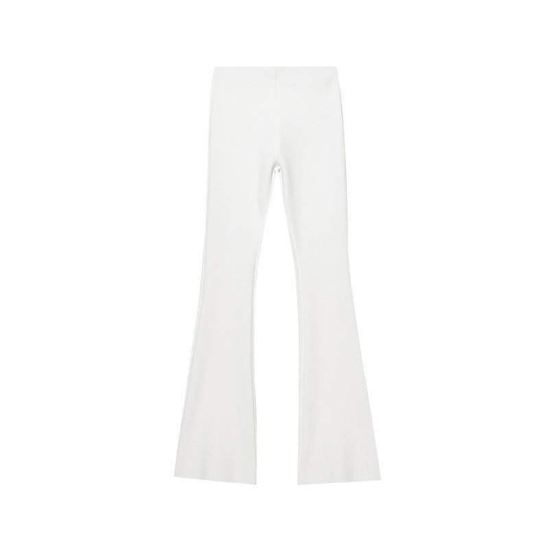 Women's High Waist Stretch Simple And Comfortable Flared Pants