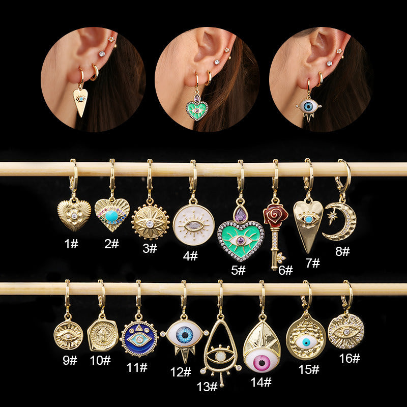 Creative Jewelry European And American Personality Fashion Earrings Women