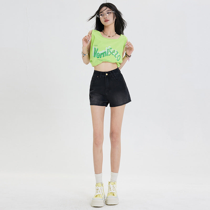 Fashion Personality Denim Shorts For Women